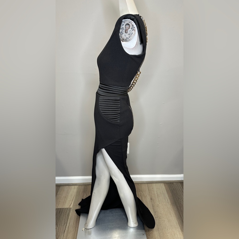 Zhivago Black and Gold Prom Dress - Picture 7 of 10